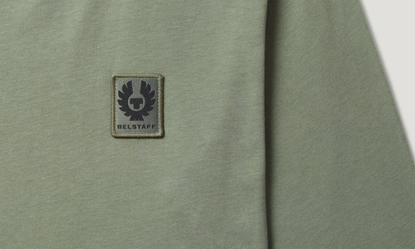 BELSTAFF 100054 SAGGRN T-Shirt Logo Manica Lunga SAGE GREEN