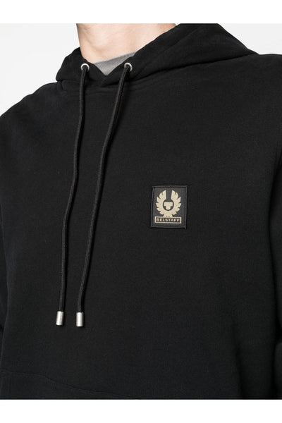 BELSTAFF 103000-BLACK Men's Classic Logo Hoodie Black