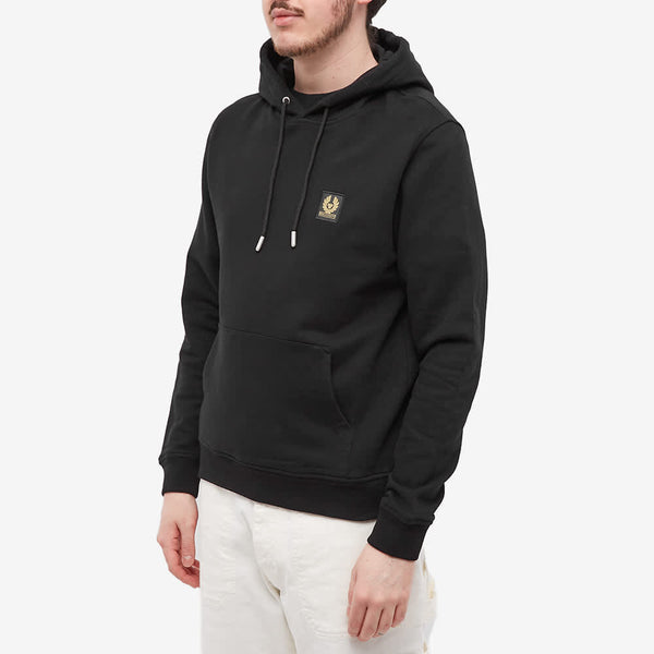 BELSTAFF 103000-BLACK Men's Classic Logo Hoodie Black