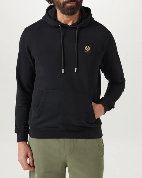 BELSTAFF 103000-BLACK Men's Classic Logo Hoodie Black
