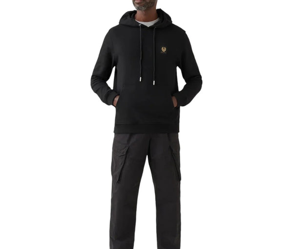 BELSTAFF 103000-BLACK Men's Classic Logo Hoodie Black