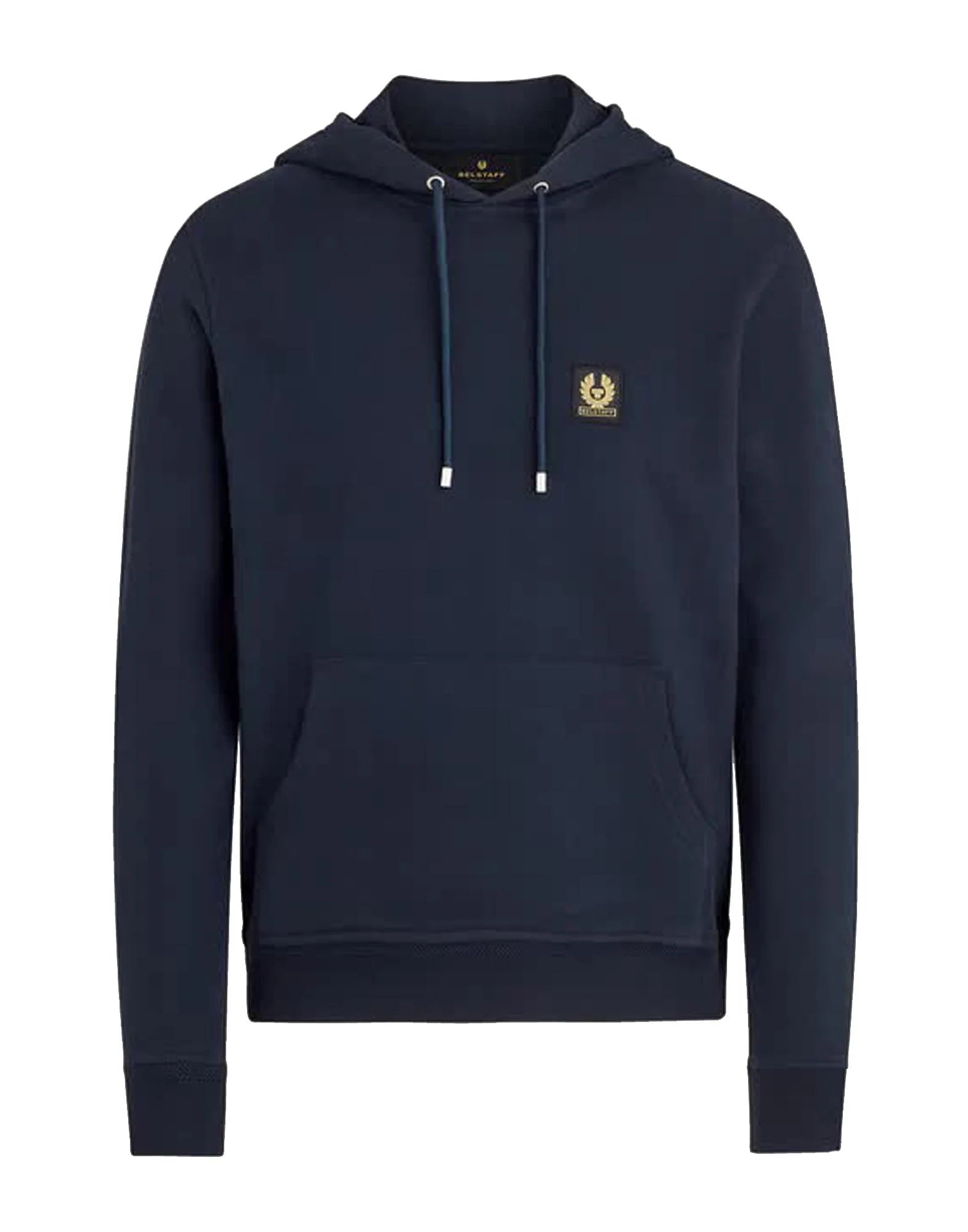 BELSTAFF 103000-DKINK Felpa Classic Logo Con Cappuccio Uomo Blu Inchiostro