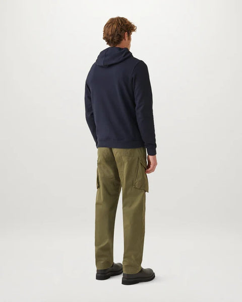 BELSTAFF 103000-DKINK Felpa Classic Logo Con Cappuccio Uomo Blu Inchiostro