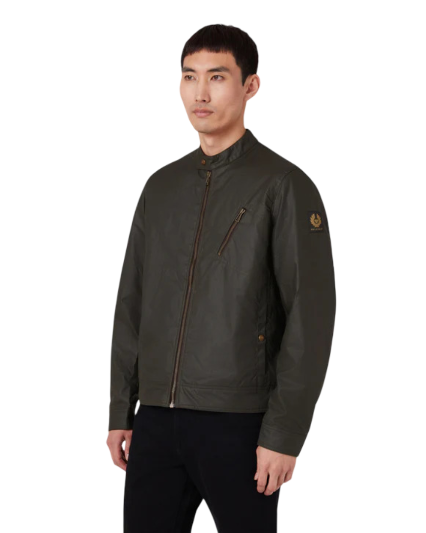 BELSTAFF 105803 FDOL Sideline Waxed Jacket FADED OLIVE