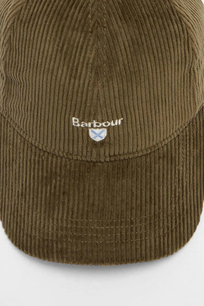 Barbour MHA0911-OL51 Preston Cord Cap OLIVE GREEN