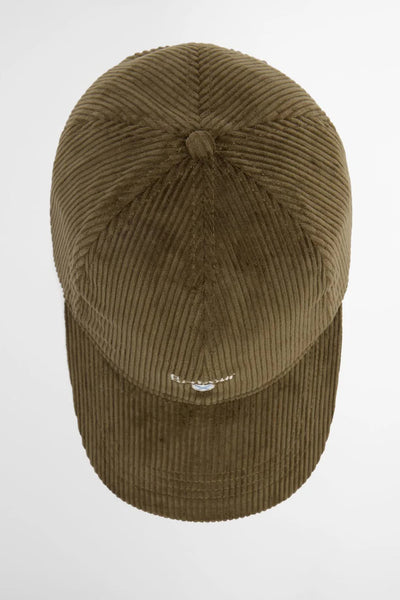 Barbour MHA0911-OL51 Preston Cord Cap OLIVE GREEN