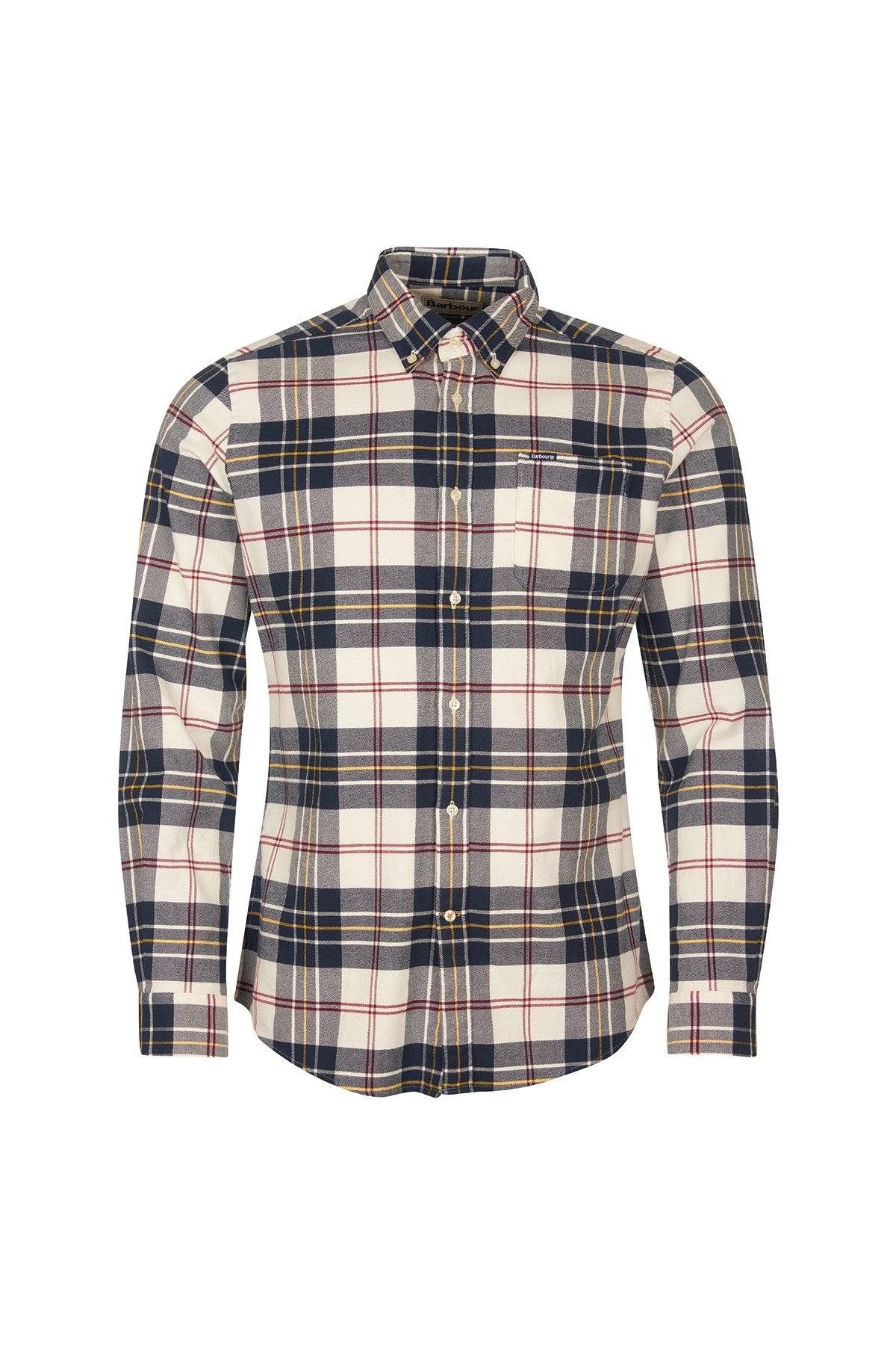 Barbour MSH5037-BE11 Ronan Tailored BD Shirt Check ECRU