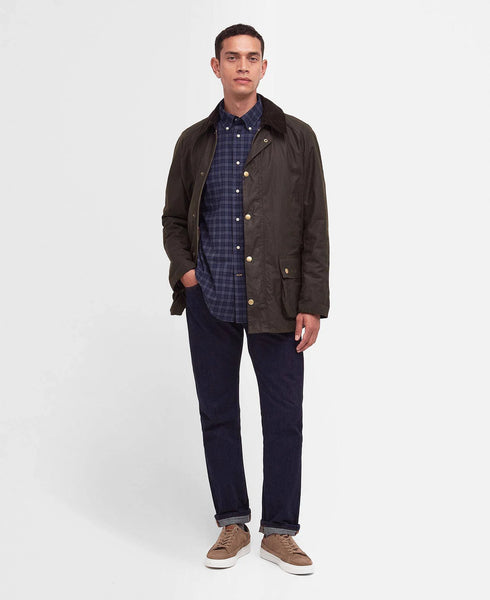 Barbour MWX0339-OL71 Ashby Wax Jacket OLIVE
