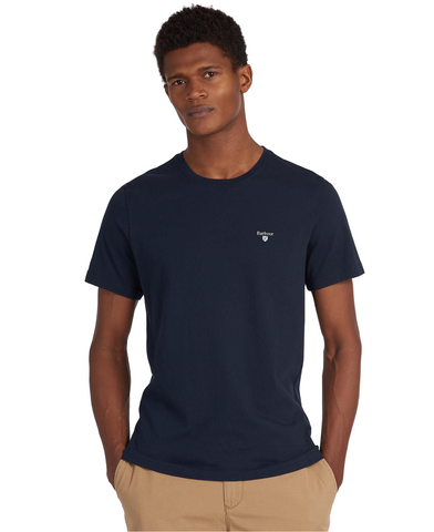 Barbour MTS0670-NY31 Tartan Sports T-Shirt New Navy BLU