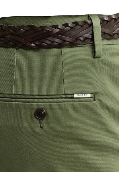 GANT 1501020-329 Pantaloni Summer Chino Sport Slim DRY HERB GREEN