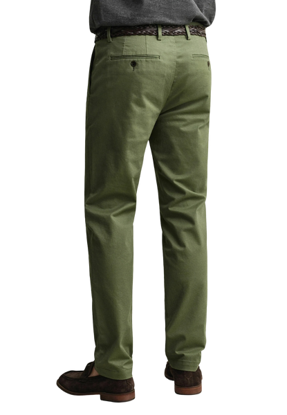GANT 1501020-329 Pantaloni Summer Chino Sport Slim DRY HERB GREEN