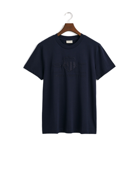 GANT 2003140-433 T-shirt Tonal Archive Shield BLU NAVY