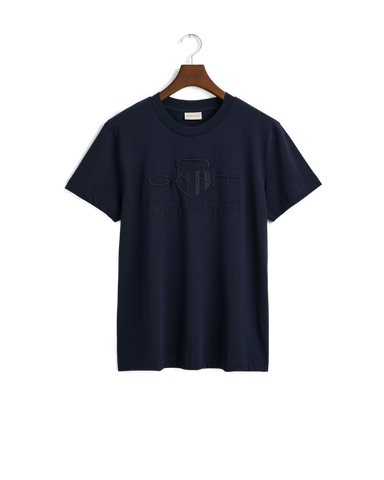 GANT 2003140-433 T-shirt Tonal Archive Shield BLU NAVY