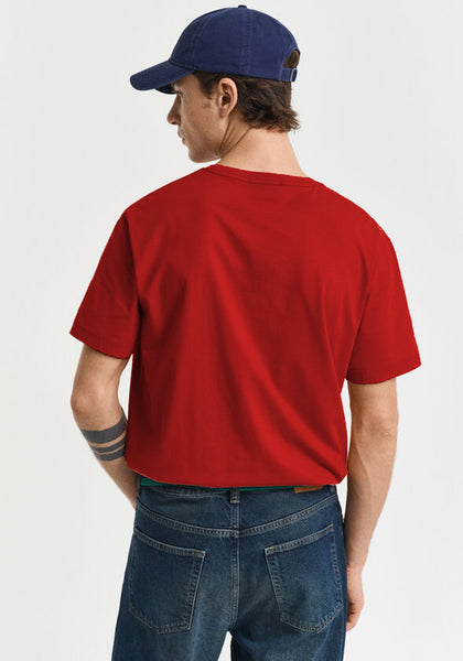 GANT 2003184-630 Reg Shield SS Original T-shirt RED