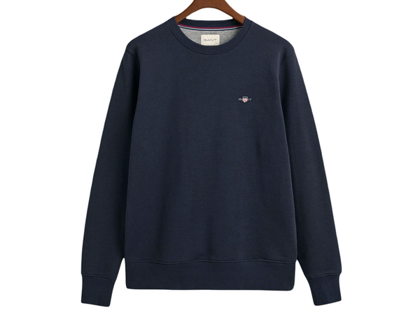 GANT 2006065-433 Reg Shield Crewneck Sweatshirt EVENING BLUE