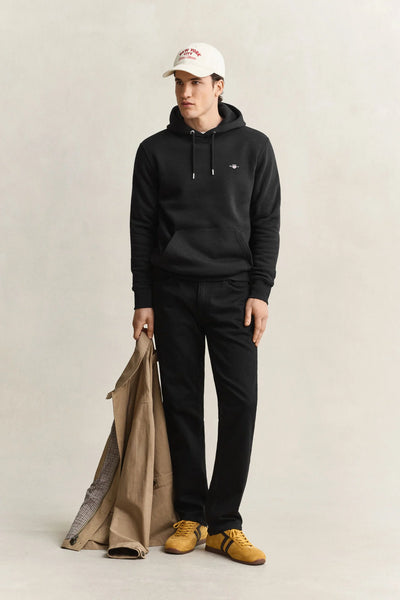 GANT 2007058-005 Felpa The Original Hoodie Sweat BLACK