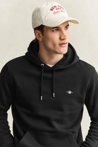 GANT 2007058-005 Felpa The Original Hoodie Sweat BLACK