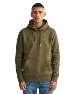 GANT 2007058-301 Felpa The Original Hoodie Sweat RACING GREEN