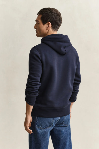 GANT 2047082-433 Reg Archive Shield Hoodie Sweat EVENING BLUE