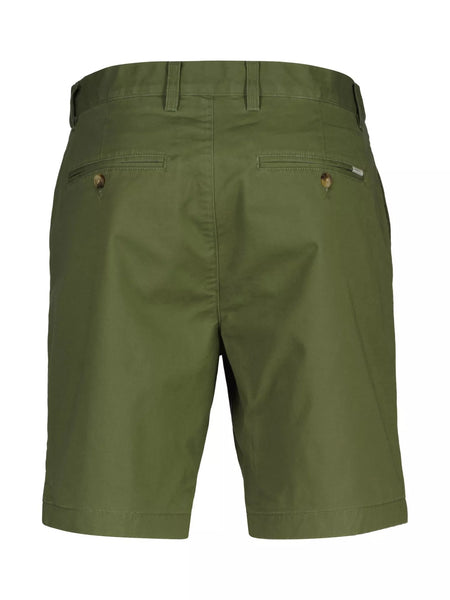 GANT 205650-379 Slim Sports Chino Shorts DRY HERB GREEN