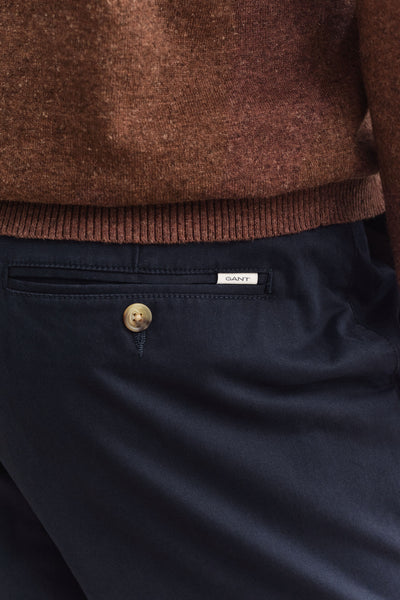 GANT 205650-433 Slim Sports Chino Shorts EVENING BLUE