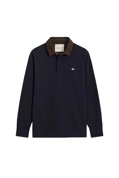 GANT 2065120-433 Cord Collar Rugger Polo EVENING BLUE