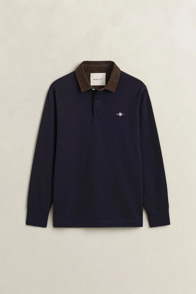 GANT 2065120-433 Cord Collar Rugger Polo EVENING BLUE
