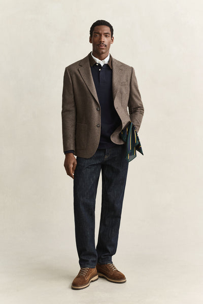 GANT 2065120-433 Cord Collar Rugger Polo EVENING BLUE