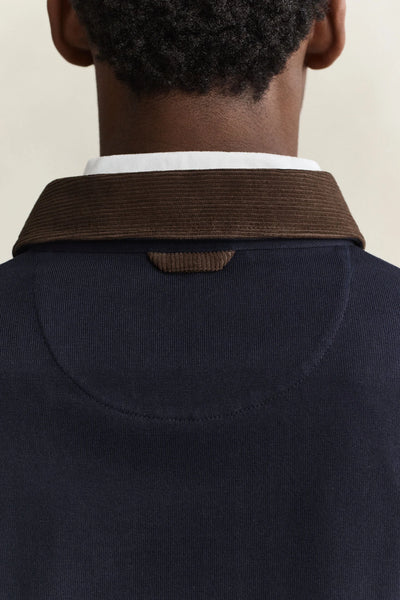 GANT 2065120-433 Cord Collar Rugger Polo EVENING BLUE