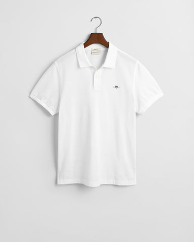 GANT 2210-110 Reg Shield SS Pique' Polo BIANCO