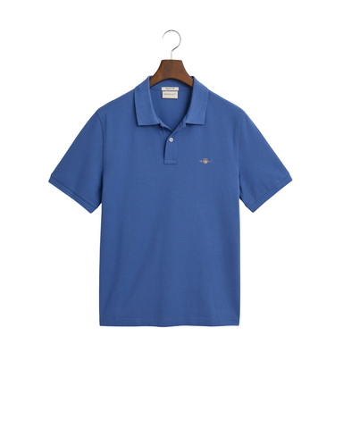 GANT 2210-407 Reg Shield SS Pique' Polo RICH BLUE