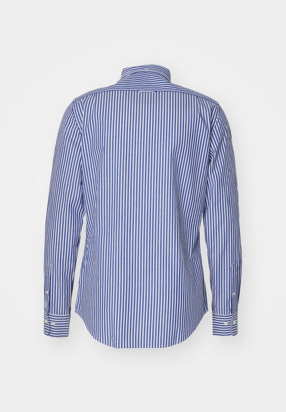 GANT 3000132-436 Slim Poplin Stripe Button Down Shirt COLLEGE BLUE