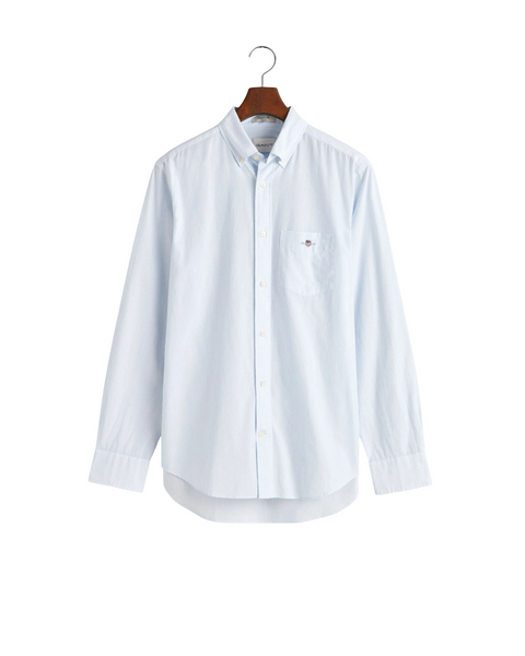 GANT 3000140-455 Reg Classic Poplin Banker Shirt LIGHT BLUE