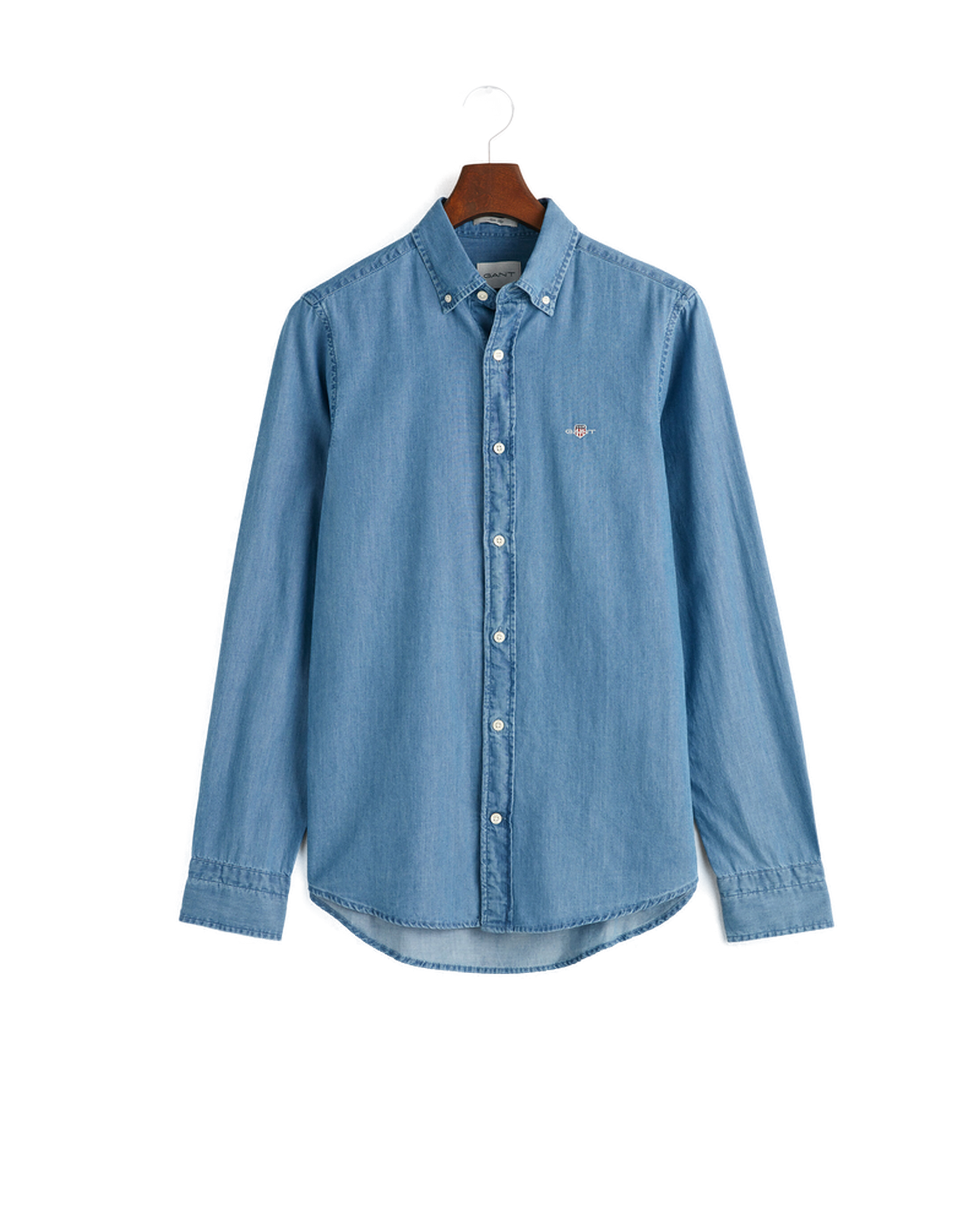 GANT 3000402-980 Slim Indigo Denim Shirt LIGHT BLUE Wash