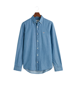 GANT 3000402-980 Slim Indigo Denim Shirt LIGHT BLUE Wash