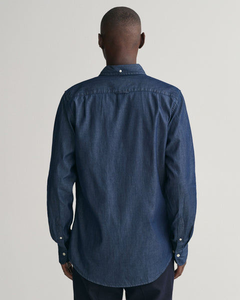 GANT 3000402-989 Slim Indigo Denim Shirt DARK INDIGO