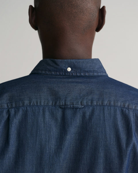 GANT 3000402-989 Slim Indigo Denim Shirt DARK INDIGO