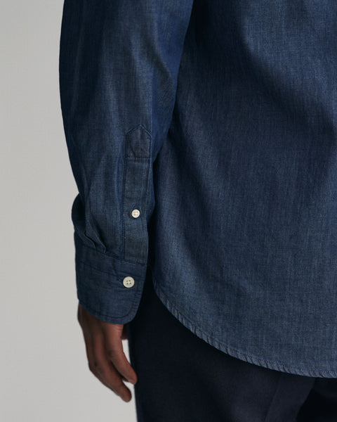 GANT 3000402-989 Slim Indigo Denim Shirt DARK INDIGO