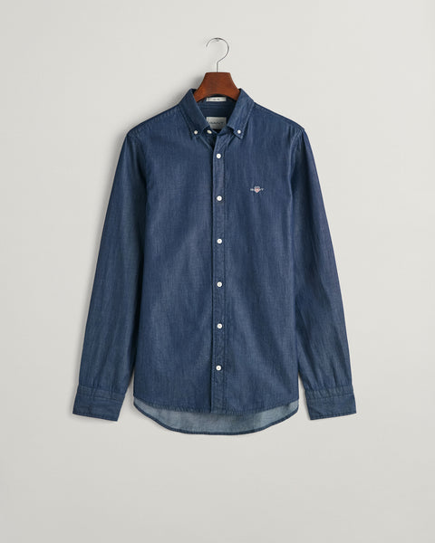 GANT 3000402-989 Slim Indigo Denim Shirt DARK INDIGO