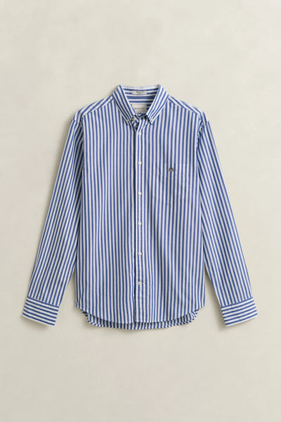 GANT 3260011-436 Classic Poplin Stripe Shirt COLLEGE BLUE