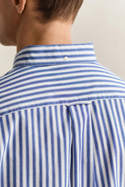 GANT 3260011-436 Classic Poplin Stripe Shirt COLLEGE BLUE