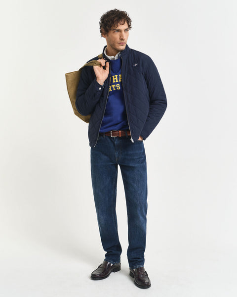 GANT 7006340-433 Quilted Windcheater Evening BLUE