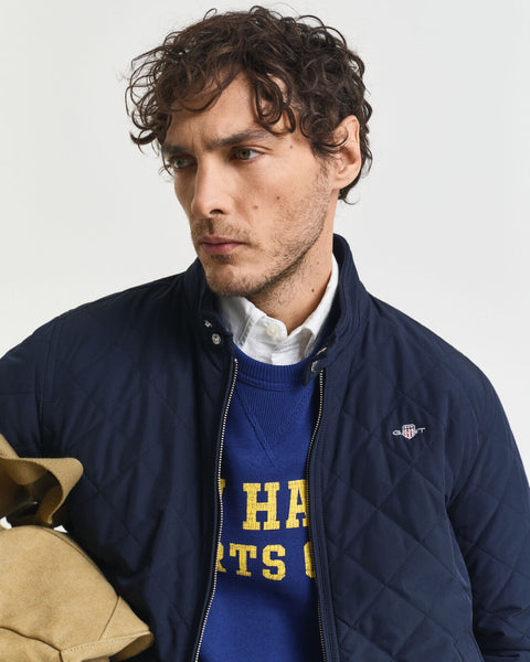 GANT 7006340-433 Quilted Windcheater Evening BLUE