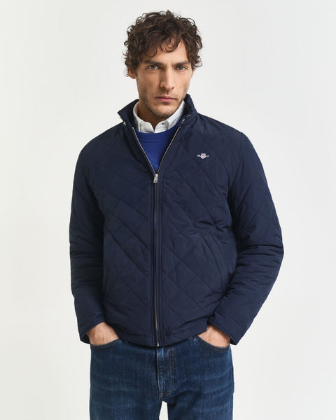 GANT 7006340-433 Quilted Windcheater Evening BLUE