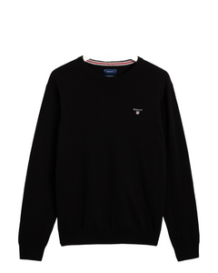 GANT 8060068 005 Cotton Wool Pullover Girocollo BLACK TROVISO1883