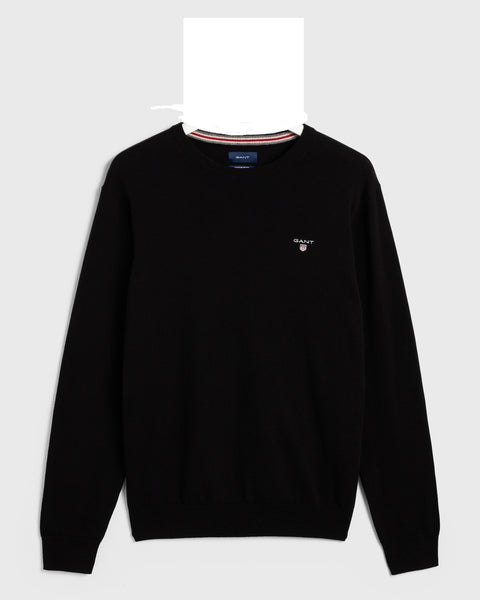 GANT 8060068-005 Cotton-Wool Pullover Girocollo BLACK