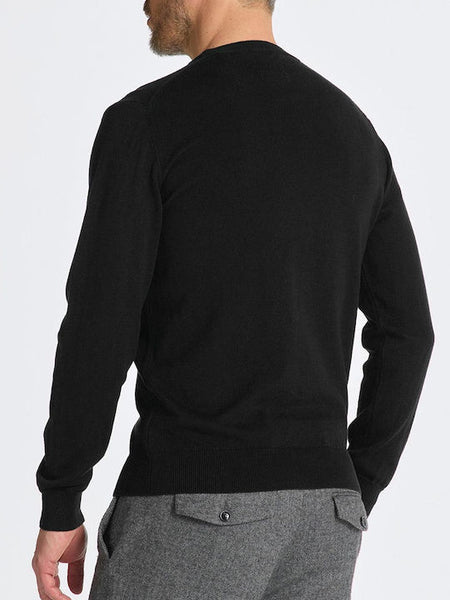 GANT 8060068-005 Cotton-Wool Pullover Girocollo BLACK