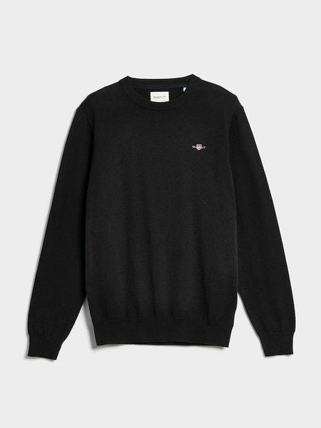 GANT 8060068-005 Cotton-Wool Pullover Girocollo BLACK