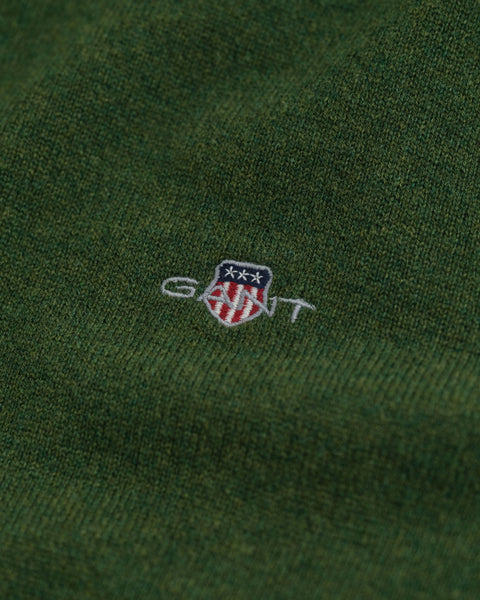 GANT 87211-303 Superfine Lambswool Pullover Girocollo MOSS GREEN