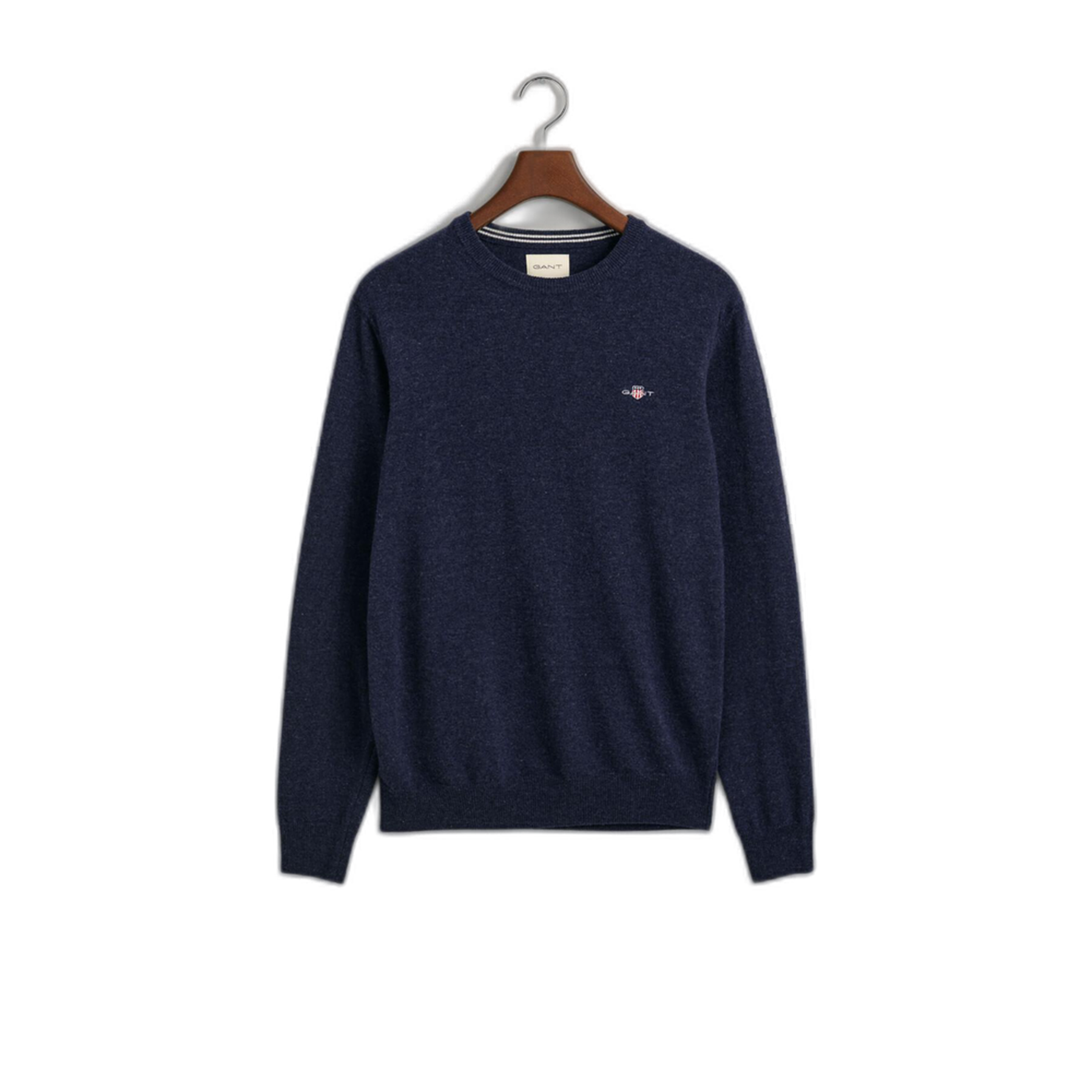 GANT 87211-480 Superfine Lambswool Pullover Girocollo DARK NAVY MELANGE